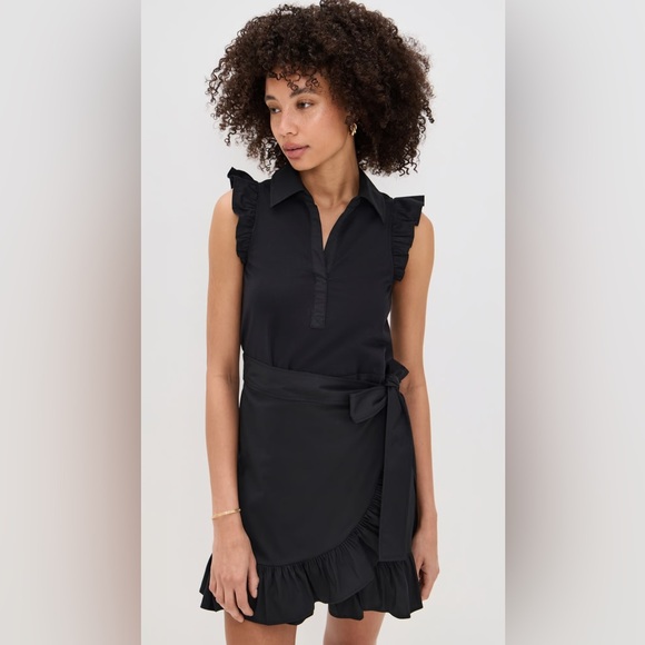 A Love a Black Ruffle Dress size M - Picture 1 of 5